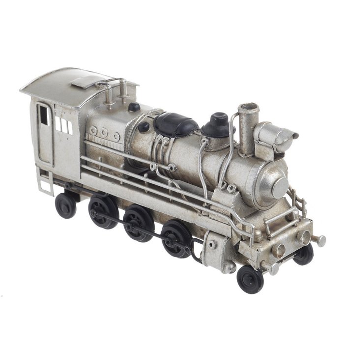 Модель поезда из металла 