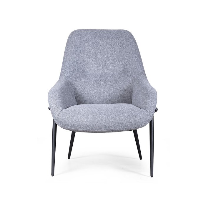 Кресло Сanula серого цвета с обивкой из текстиля - лучшие Интерьерные кресла в INMYROOM