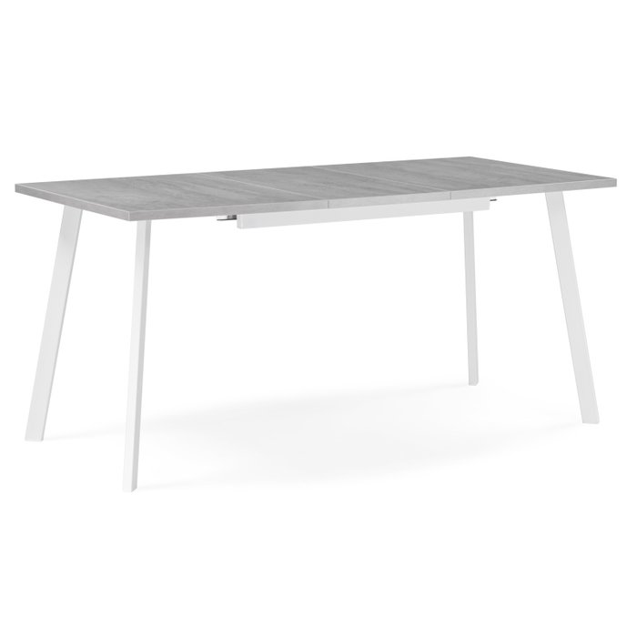 Раздвижной обеденный стол Колон Лофт серо-белого цвета - купить Обеденные столы по цене 14550.0