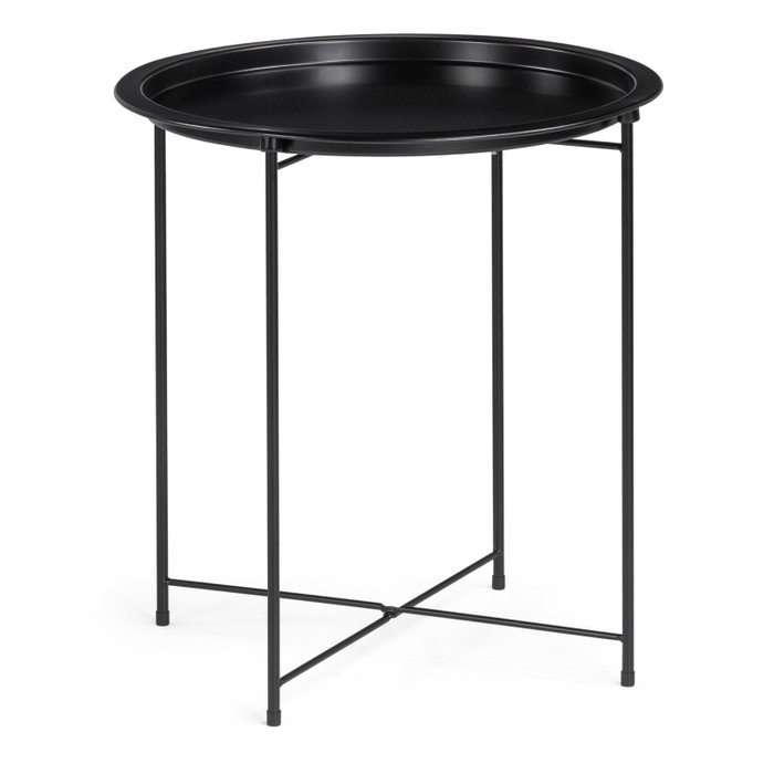 Сервировочный стол Tray черного цвета