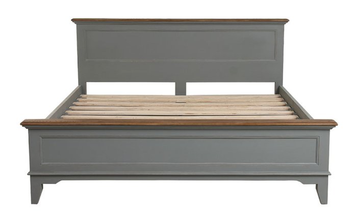 Кровать Директория 160х200 серого цвета - лучшие Кровати для спальни в INMYROOM