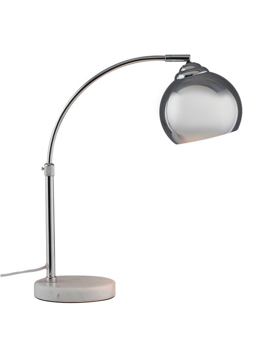 Лампа настольная Arco V11339-1Т серебристого цвета Лампа настольная Arco V11339-1Т серебристого цвета