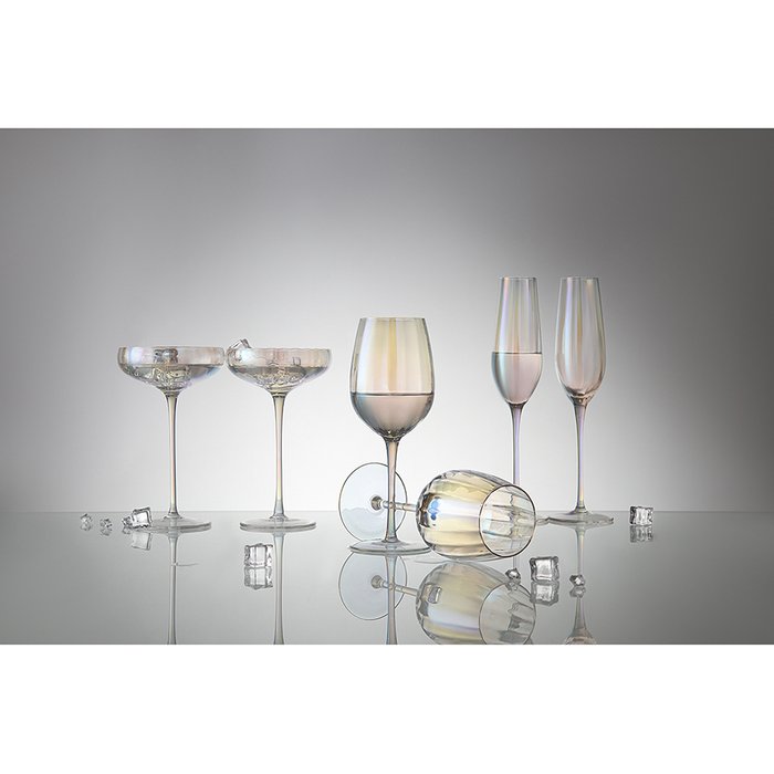 Набор бокалов для шампанского gemma opal, 225 мл, 2 шт. - лучшие Бокалы и стаканы в INMYROOM
