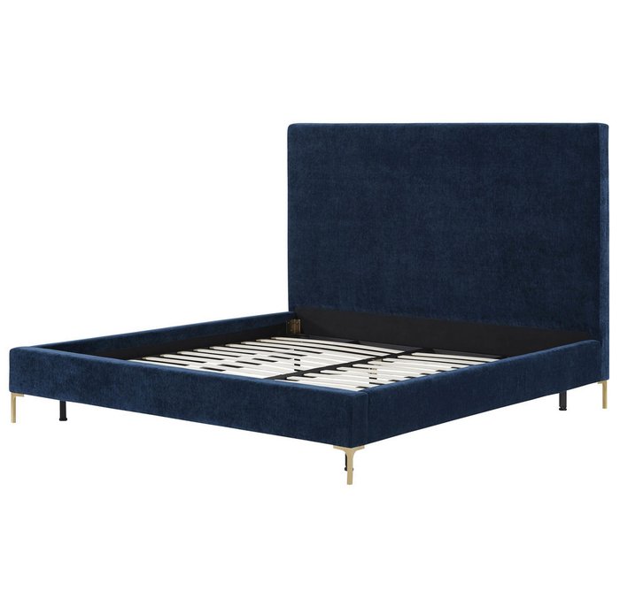 Кровать Mark 160х200 синего цвета  - лучшие Кровати для спальни в INMYROOM