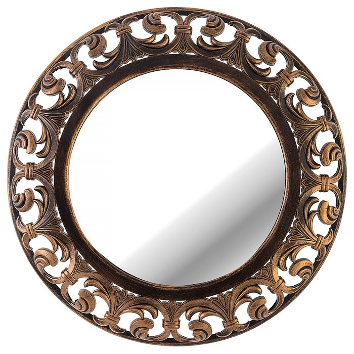 Зеркало настенное Royal house коричневого цвета