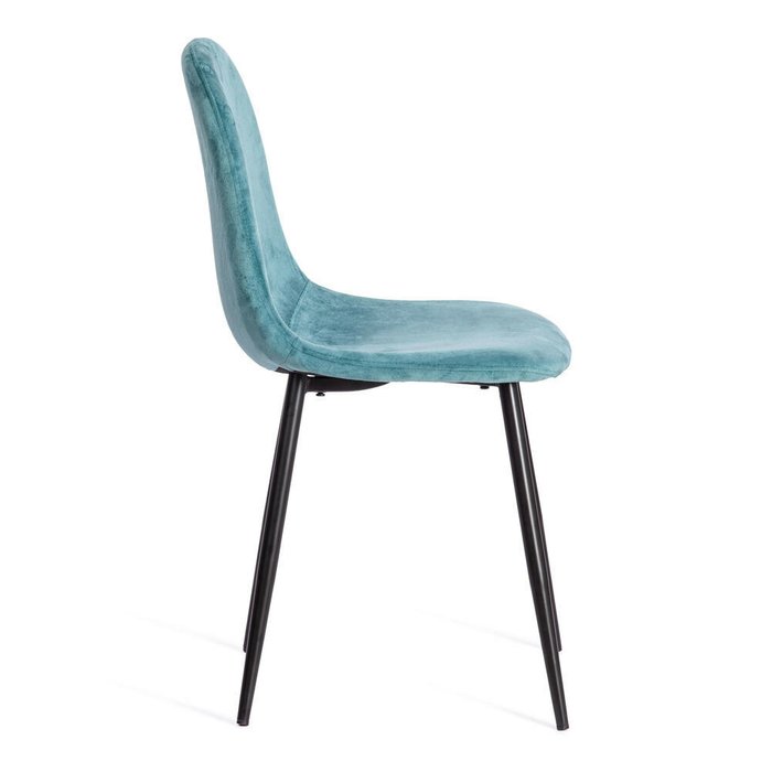 Набор из четырех стульев Breeze темно-бирюзового цвета - лучшие Обеденные стулья в INMYROOM