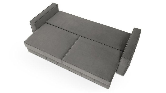 Прямой диван-кровать Диадема Лайт серого цвета - купить Прямые диваны по цене 54900.0