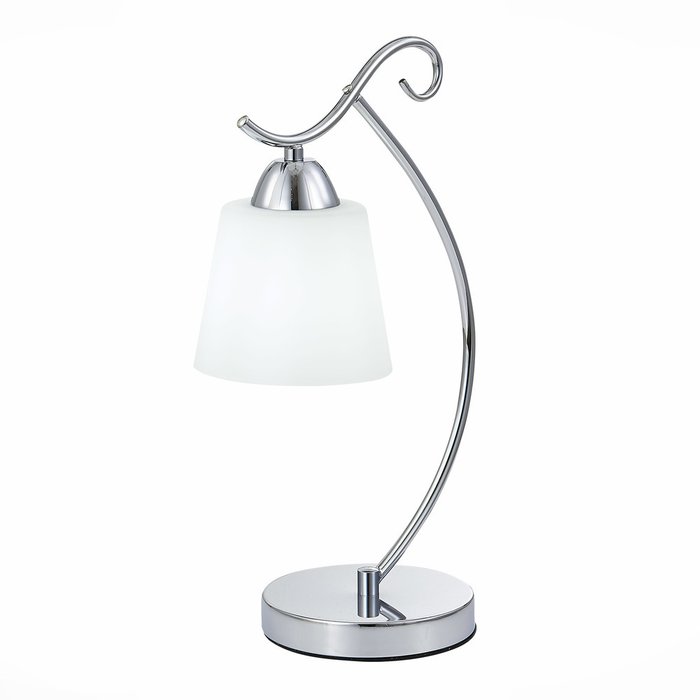  Настольная лампа Liada с белым плафоном - купить Настольные лампы по цене 4660.0