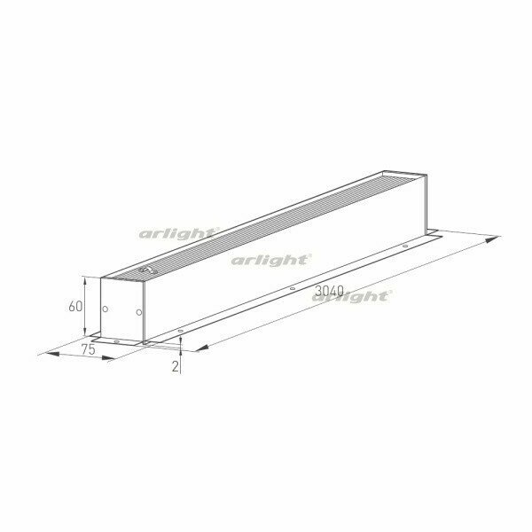 Шинопровод Arlight MAG-TRACK-4560-F 028062(1) - лучшие Шинопровод в INMYROOM Шинопровод Arlight MAG-TRACK-4560-F 028062(1) - лучшие Шинопровод в INMYROOM