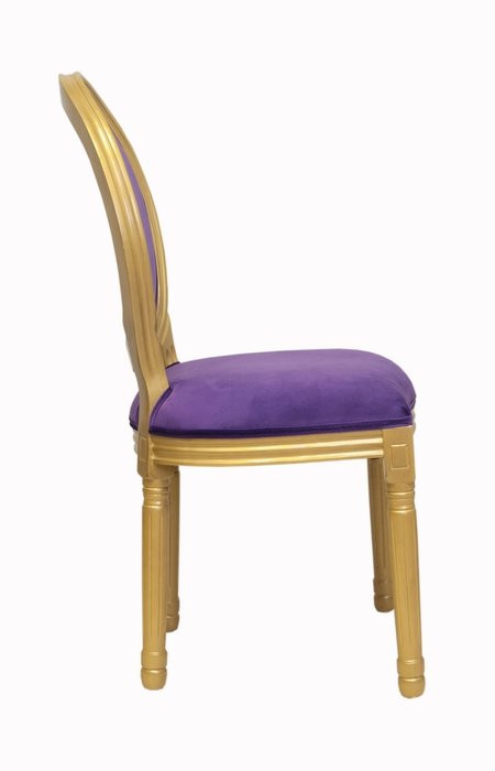 Стул Volker Violet Gold с мягкой обивкой - купить Обеденные стулья по цене 25500.0