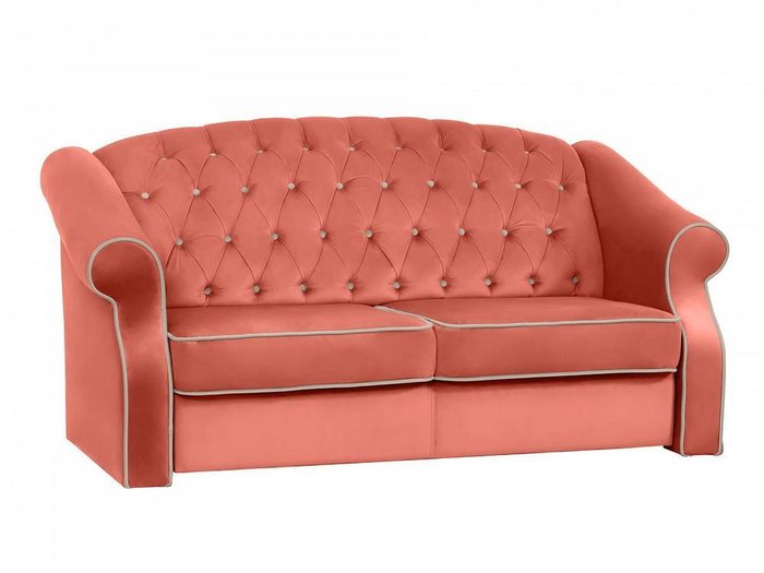 Диван-кровать Boston кораллового цвета - купить Прямые диваны по цене 110600.0