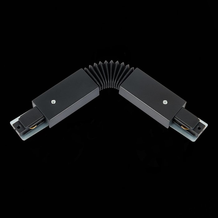 Коннектор гибкий ST-Luce Черный ST002 - купить Соединитель (коннектор) для треков по цене 1260.0
