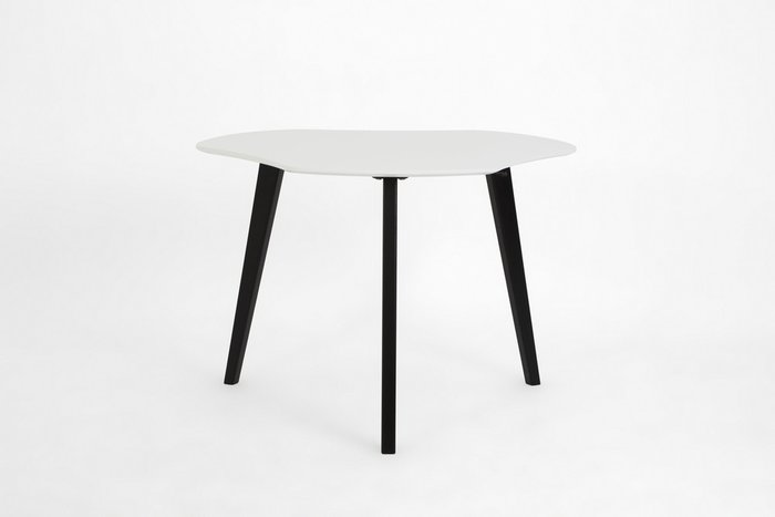 Обеденный стол Дакар-К черно-белого цвета