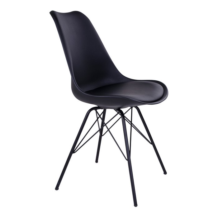 Обеденный стул Oslo черного цвета - лучшие Обеденные стулья в INMYROOM