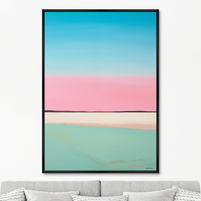 Репродукция картины Landscape collection, Lines of Blue, No 2, 2024г. - купить Картины по цене 24999.0