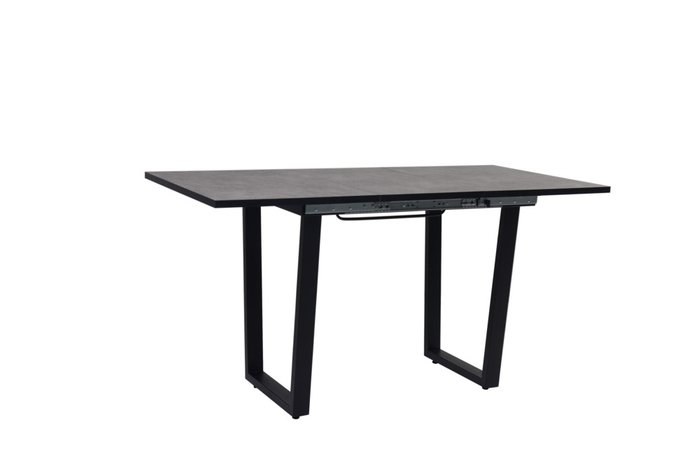 Стол обеденный раскладной Саен серо-черного цвета - лучшие Обеденные столы в INMYROOM