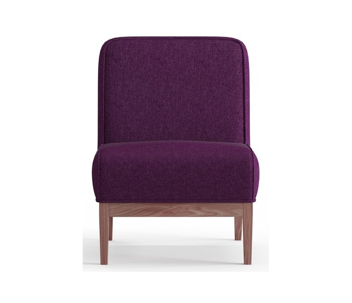 Кресло из рогожки Арагорн фиолетового цвета - купить Интерьерные кресла по цене 16490.0
