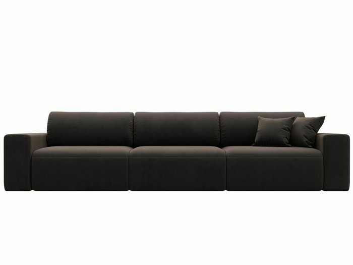 Диван-кровать Лига 036 Классик Лонг темно-коричневого цвета - купить Прямые диваны по цене 96999.0