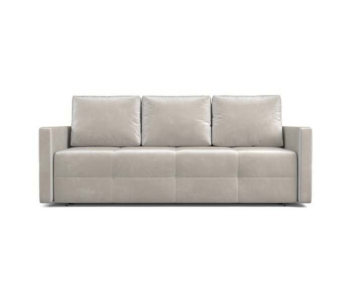 Прямой диван-кровать Марсель 2 светло-бежевого цвета - купить Прямые диваны по цене 37690.0