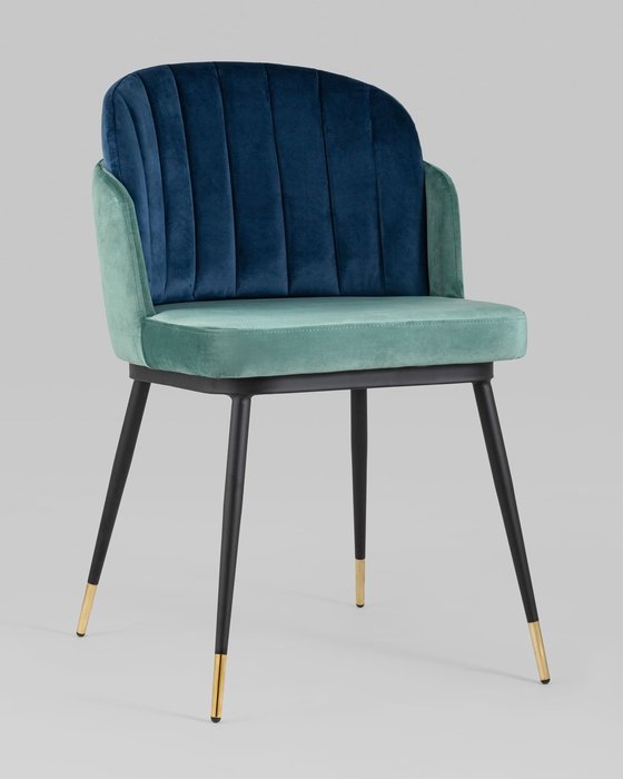 Стул Пенелопа сине-бирюзового цвета - купить Обеденные стулья по цене 13990.0