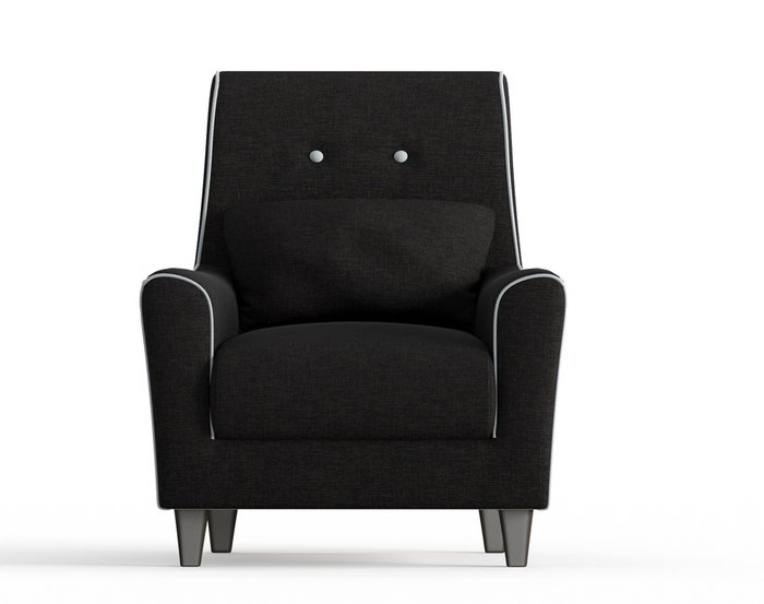 Кресло Мерлин черного цвета - купить Интерьерные кресла по цене 11290.0