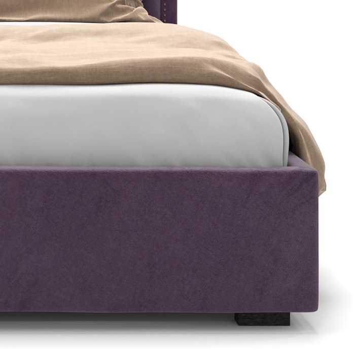  Кровать Celine фиолетового цвета 200х200 - лучшие Кровати для спальни в INMYROOM