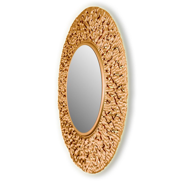 Настенное зеркало CORAL round bronze - купить Настенные зеркала по цене 26000.0