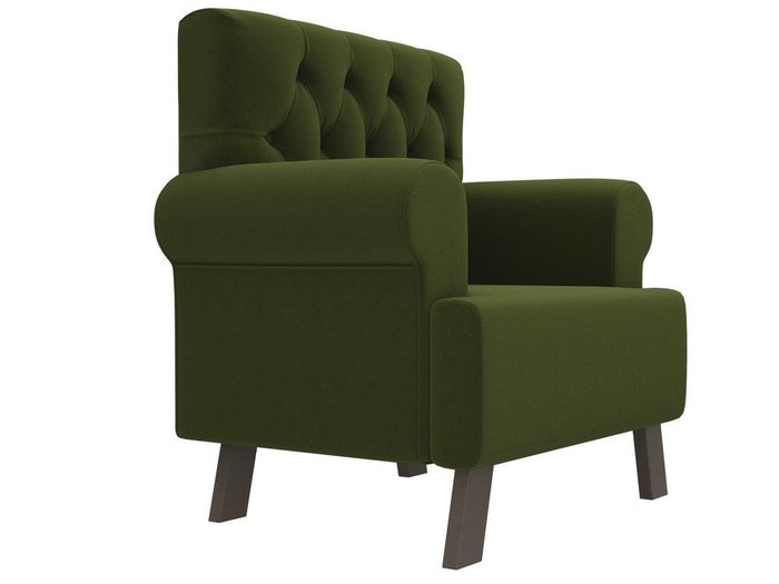 Кресло Хилтон зеленого цвета - лучшие Интерьерные кресла в INMYROOM