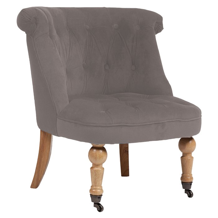 Кресло Amelie French Country Chair Серого цвета - лучшие Интерьерные кресла в INMYROOM