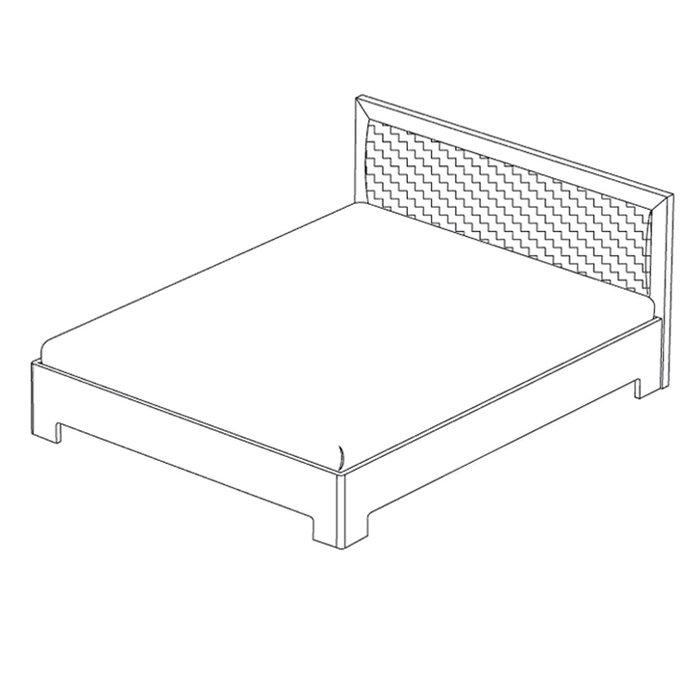 Кровать Парма-1 120х200 цвета венге без подъемного механизма - лучшие Кровати для спальни в INMYROOM