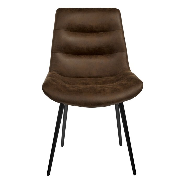 Стул из экозамши Chester коричневого цвета - купить Обеденные стулья по цене 8960.0