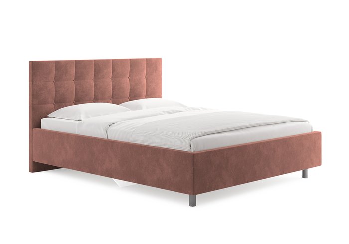 Кровать Tivoli 160х200 терракотового цвета без основания и подъемного механизма