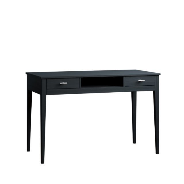 Письменный стол Ustas-1 140х70 с двумя ящиками черного цвета