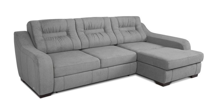 Угловой диван-кровать Ройс серого цвета - купить Угловые диваны по цене 129476.0