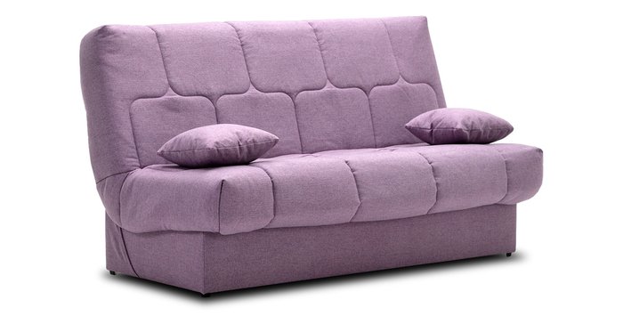 Прямой диван-кровать Вернисаж сиреневого цвета - купить Прямые диваны по цене 20930.0