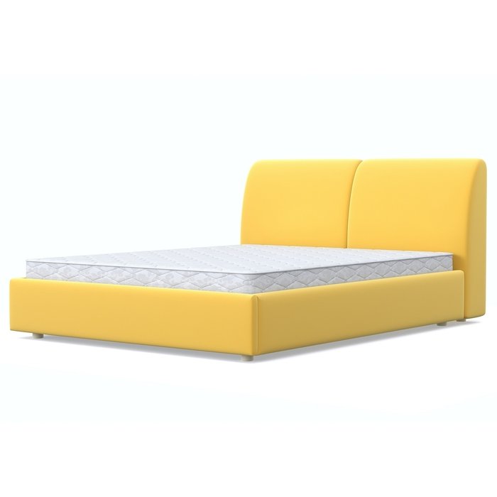 Кровать Бекка 120x200 желтого цвета - лучшие Кровати для спальни в INMYROOM