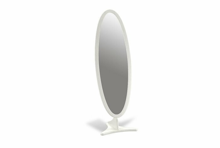Зеркало напольное Fleuron белого цвета 