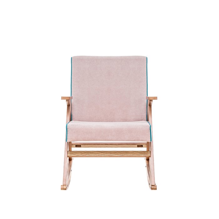 Кресло-качалка Вест розового цвета - купить Интерьерные кресла по цене 14040.0