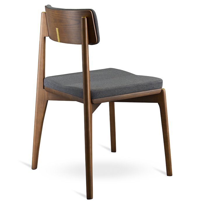 Стул Aska серо-коричневого цвета  - лучшие Обеденные стулья в INMYROOM