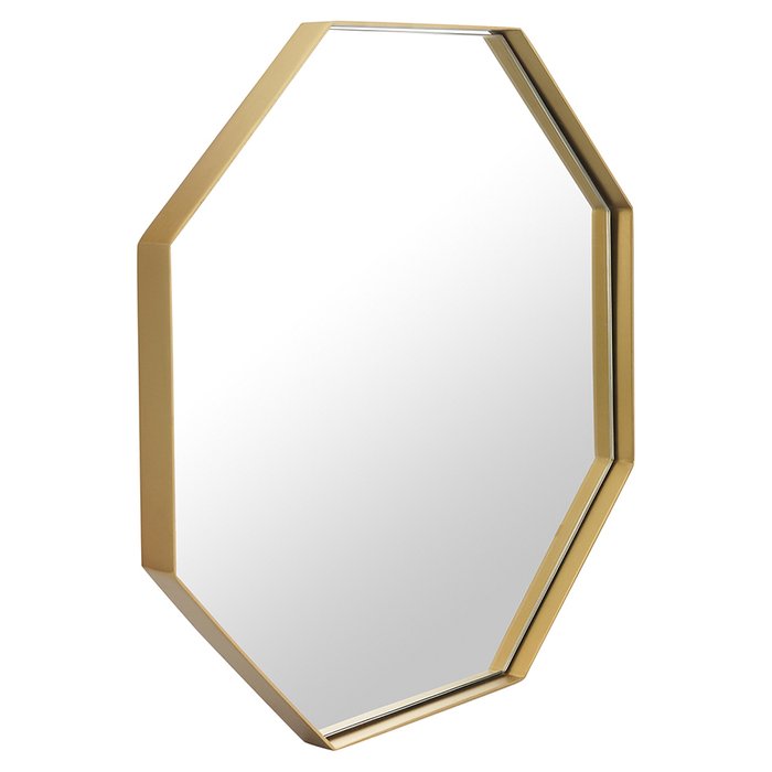 Зеркало настенное Raffin 51х51 золотого цвета - купить Настенные зеркала по цене 18900.0