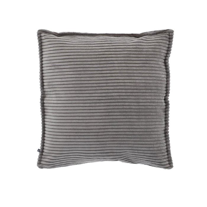 Чехол для декоративной подушки Wilma fabric grey серого цвета