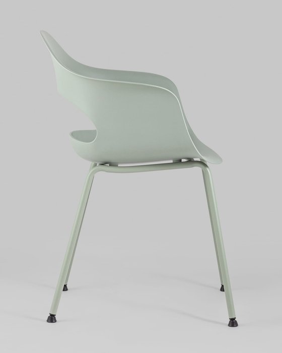 Стул Lady пластик серо-зеленого цвета - лучшие Обеденные стулья в INMYROOM