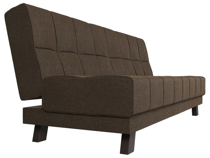 Прямой диван-кровать Винсент коричневого цвета - лучшие Прямые диваны в INMYROOM