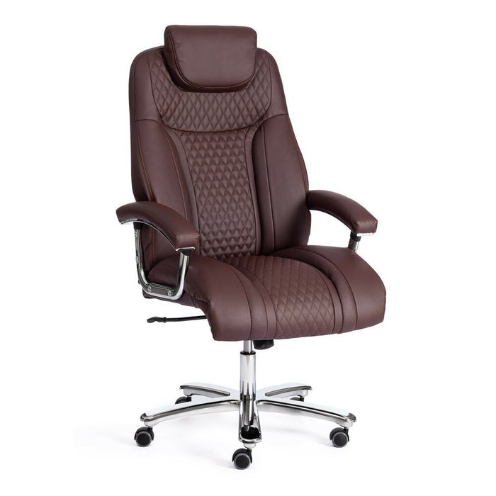 Кресло офисное Trust коричневого цвета