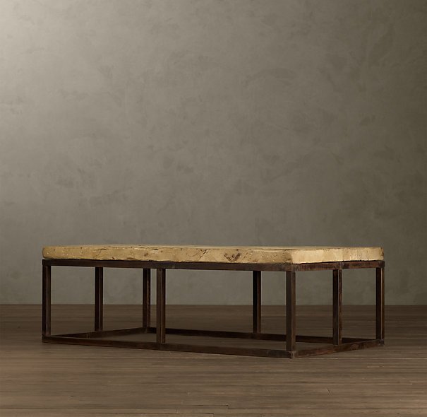 Кофейный столик Reclaimed french floorboard малый - купить Журнальные столики по цене 183206