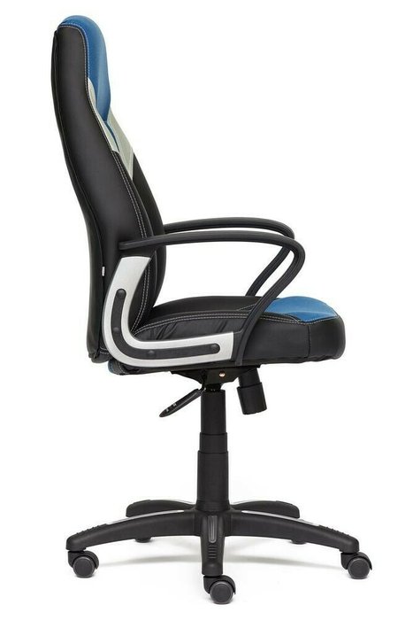 Кресло офисное Inter черно-синего цвета - лучшие Офисные кресла в INMYROOM