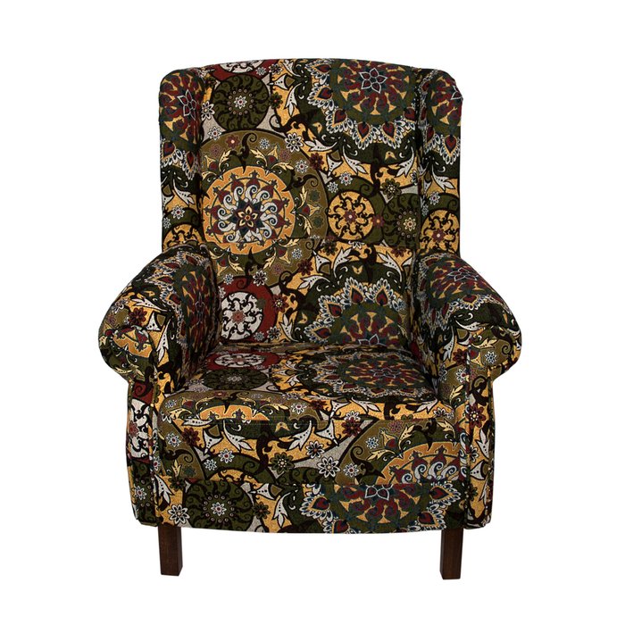 Кресло Бахчисарай желто-зеленого цвета - купить Интерьерные кресла по цене 41600.0