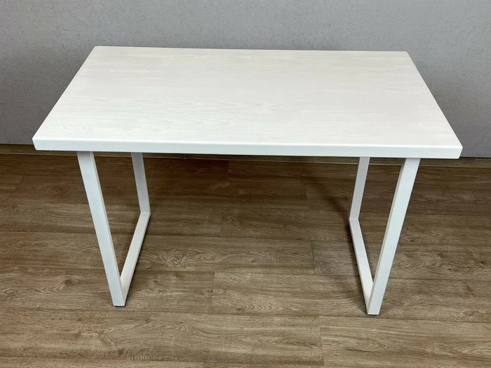 Стол обеденный Loft 120х70 белого цвета - лучшие Обеденные столы в INMYROOM