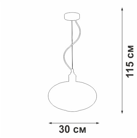 Подвес V4844-1/1S, 1xE27 макс. 40Вт - купить Подвесные системы по цене 5060