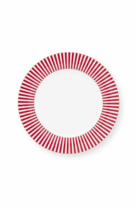 Набор из 2-х тарелок Royal Stripes Dark Pink, 26,5 см - купить Тарелки по цене 4851.0